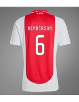 Moške Nogometnih dresov Ajax Jordan Henderson #6 Domači 2024-25 Kratki rokavi